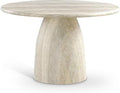 Meridian Furniture 701Travertine-T Cosenza Collection Art Deco 48.5" by Unknown