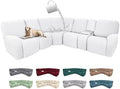 100% Waterproof Sectional Recliner Couch Covers by ROFASVCO