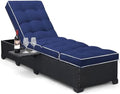Outdoor Chaise Lounge Chair Cushion, Non-Slip Patio Chaise Lounge Cushions by Tycdiose