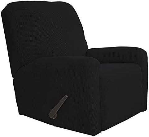 Easy-Going Stretch Recliner Chair Sofa Slipcover Washable Black by Easy-Going