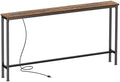 SUPERJARE 51.2 inch Narrow Behind Couch Table by SUPERJARE