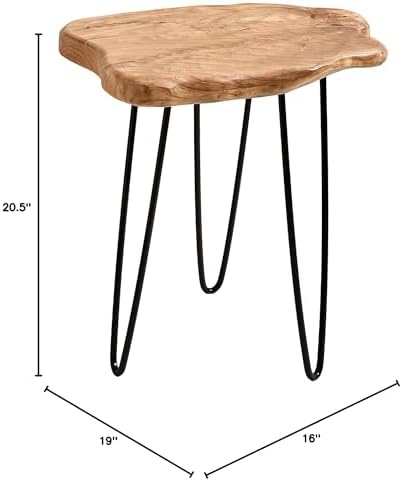 WELLAND Live Edge Cedar End Table - Image 2