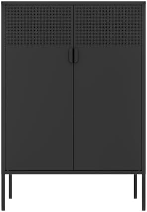 Washsemba 2 Mesh Door Metal Storage Cabinet - Image 3