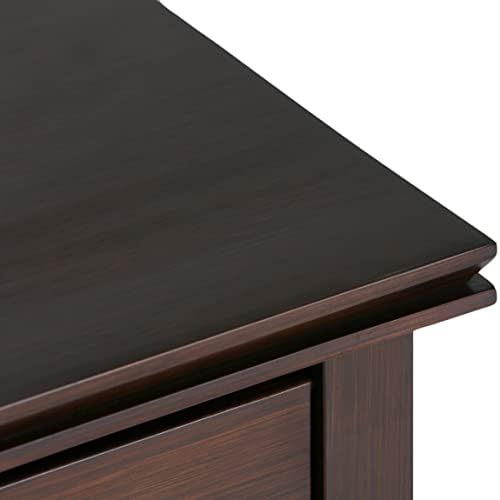 SIMPLIHOME Artisan 24" Bedside Nightstands in Russet Brown - Image 5