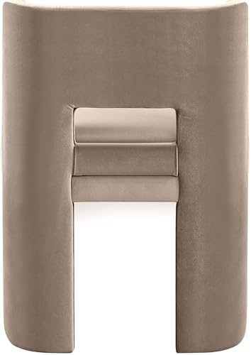 Meridian Furniture 945Taupe-C Zuno Collection Modern | Contemporary Dining Chair - Image 6