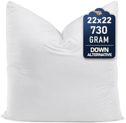 Utopia Bedding Throw Pillows, 22x22 Pillow Inserts by UTOPIABEDDING