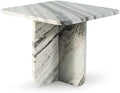 Signature Design by Ashley Baretton Marble Coffee Table, Square Nesting Design by Unknown