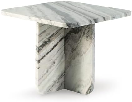 Signature Design by Ashley Baretton Marble Coffee Table, Square Nesting Design by Unknown