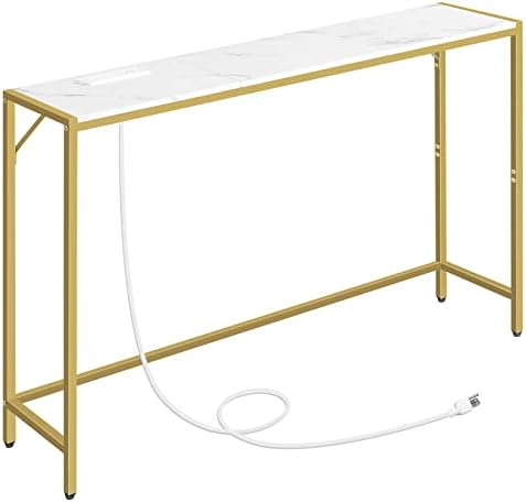 MAHANCRIS Console Table, Narrow Sofa Table, 43.7” Entrance Table by MAHANCRIS