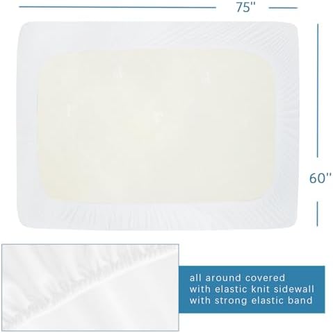 RV Short Queen Mattress Protector Pad Cover Waterproof - Image 2