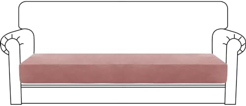 MAXIJIN Velvet Stretch Couch Cushion Covers Soft Sofa Cushion Cover Replacement by MAXIJIN