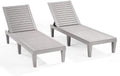 Nestl Lounge Chair Outdoor, Tanning Chair, Chaise Lounge Outdoor Set of 2 by Nestl