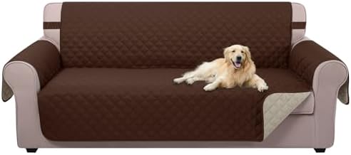 U-NICE HOME 4 Seater Sofa Cover 91''Large Couch Cover by U-NICEHOME