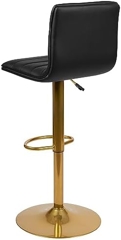 Flash Furniture Vincent Modern Black Vinyl Adjustable Bar Stool - Image 6