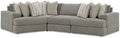 Signature Design by Ashley 4-Piece Modular Sectional Sofa, Ash Gray by Unknown