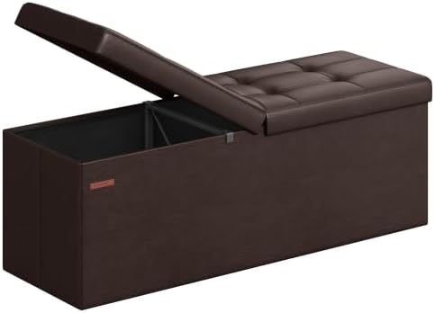 SONGMICS 43.3 Inches Folding Storage Ottoman Bench by SONGMICSbySONGMICSHOME