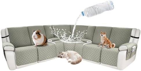 Waterproof Sectional Reclining Couch Covers L Shaped Recliner Sectional Sofa by ROFASVCO