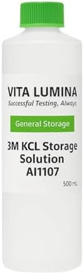 KCL pH Meter Storage Solution 500 mL | ORP & Electrode Calibration Solution by VitaLumina