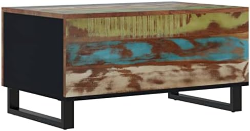 Multicolor Solid Reclaimed Wood Coffee Table - Image 7
