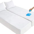 Split King Mattress Protector for Adjustable Bed Waterproof Split King Sheets by SpringspiritBedding