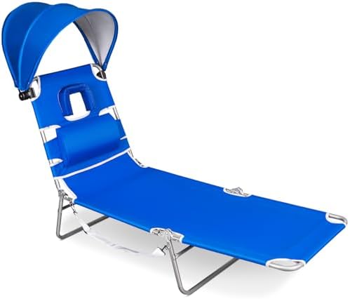 Romswi Folding Tanning Beach Chair by Romswi