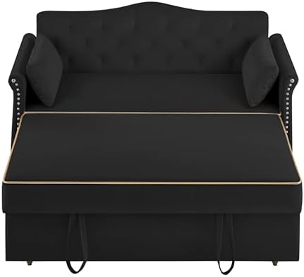 Auvsoce 57'' Convertible Sleeper Sofa Bed - Image 5