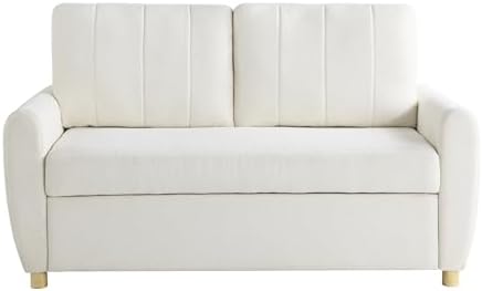 Serta Galway 66.5" Convertible Sleeper Loveseat, Full Size, Dreamcoil Comfort - Image 3