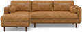 SIMPLIHOME Morrison 102" Wide Full-Grain Leather Left-Facing Sectional Sofa by SimpliHome