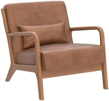 INZOY Mid Century Modern Accent Chair - Image 4