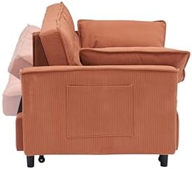 Eafurn 3-in-1 Convertible Loveseat Pull Out Couch Bed - Image 6