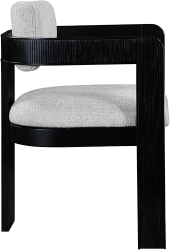 Meridian Furniture Sacha Linen Blend Dining Chair - Image 6