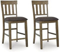 Signature Design by Ashley Wood Counter Height Bar Stools by Unknown