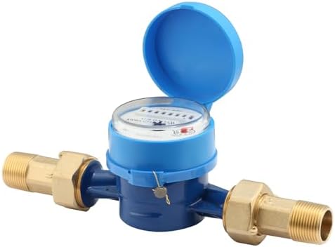 DN20 Water Meter 3/4" NPT, AWWA C712 Certification Gallon Water Flow Meter by Watflow