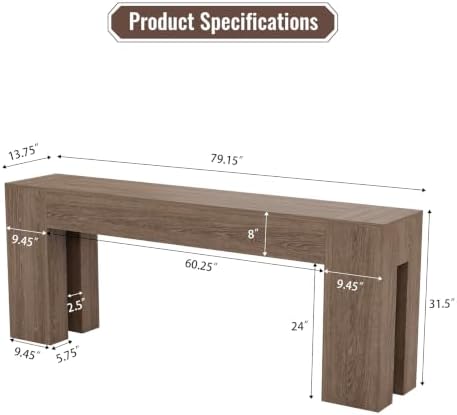Epecoya Extra Long Entryway Table - Image 2