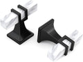 Haliwu 20 Pack Kitchen Cabinet Knobs Black and White Marble Grain Knobs by Haliwu