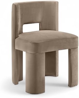 Meridian Furniture 945Taupe-C Zuno Collection Modern | Contemporary Dining Chair - Image 4