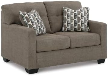 Signature Design by Ashley Mahoney 2-Seater Loveseat, Chocolate Brown by Unknown