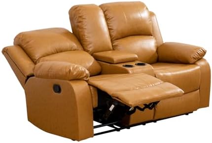 Leather Recliner Sofa Set, Includes 2 Manual Recliner 1 Seat and a 3 Seat Couch - Image 4