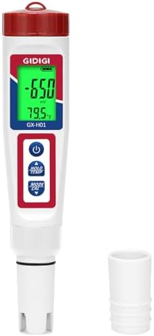 Water pH Tester, Digital ORP Meter by GIDIGI