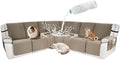 Waterproof Sectional Reclining Couch Covers L Shaped Recliner Sectional Sofa by ROFASVCO