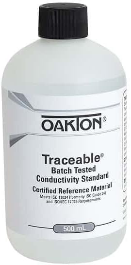 Oakton Traceable® CRM Conductivity and TDS Standard, Batch-Tested by Cole-Parmer