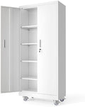 VINGLI Rolling Metal Storage Cabinet by VINGLI