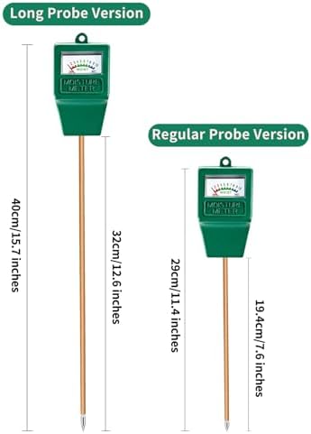 Soil Moisture Meter, Long Probe Plant Hygrometer Moisture Sensor Plant Water - Image 6