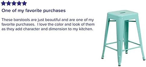 Flash Furniture 24 in Indoor/Outdoor Backless Counter Stool - Image 5