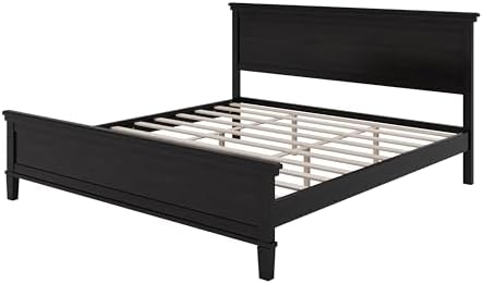 Merax King Wood Platform Bed Frame - Image 7