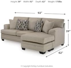 Signature Design by Ashley 92" Reversible L-Shaped Sofa Chaise Couch - Image 2