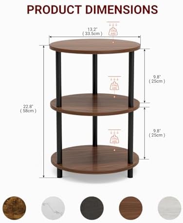 XBurmo Small Round End Table - Image 3