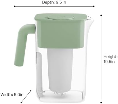 Culligan ZeroWater 10-Cup Pitcher Water Filter Removes PFAS - Image 3