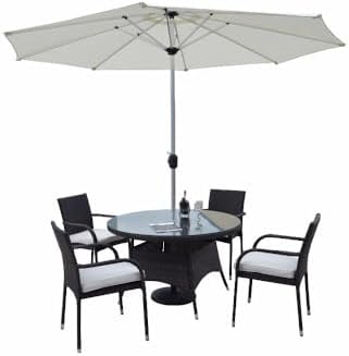 Dulles Glass 60" Round Patio Table Replacement Glass Top - Image 6