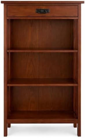 Leick Home 82262 Mission Mantel Height Bookcase - Image 4